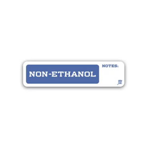 Label Non-Ethanol